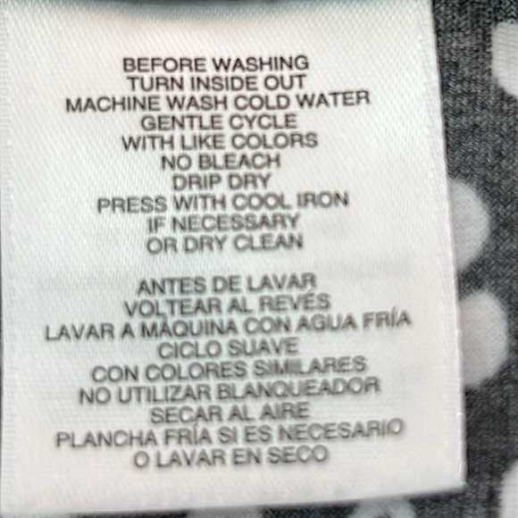 Anne Klein Women’s Top Sz 3X Black & White Polyester/Elastane Knit Zip Front EUC - Picture 8 of 10